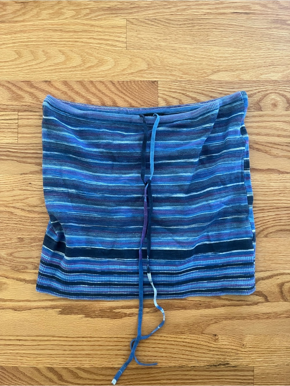 Jcrew blue space dyed tube top size medium
